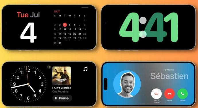 南平苹果手机维修分享iOS17横屏充电待机显示有什么好处 